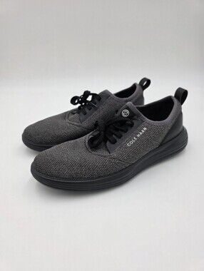 Cole Haan Men's Grandsport Journey Knit Sneakers Gray Size 10M.